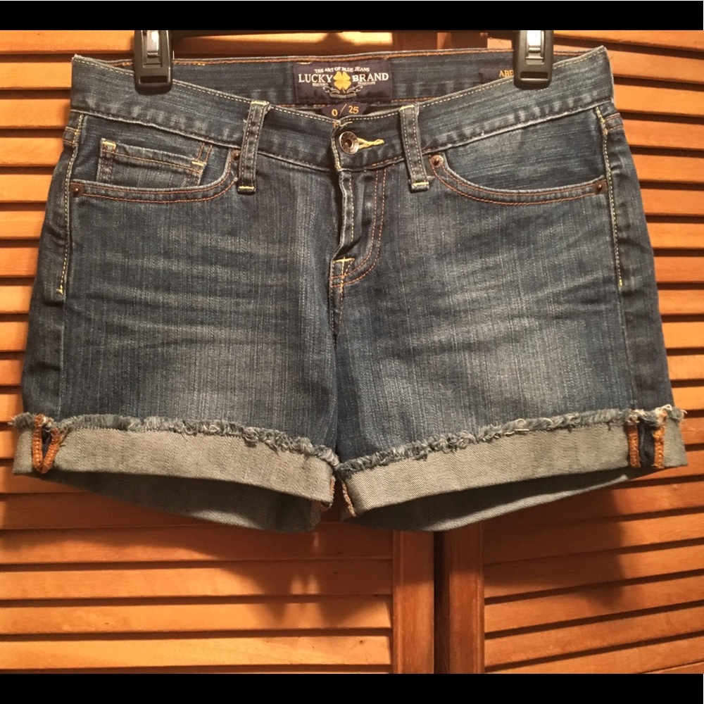 Lucky Brand Abbey Cuffed Jean Shorts